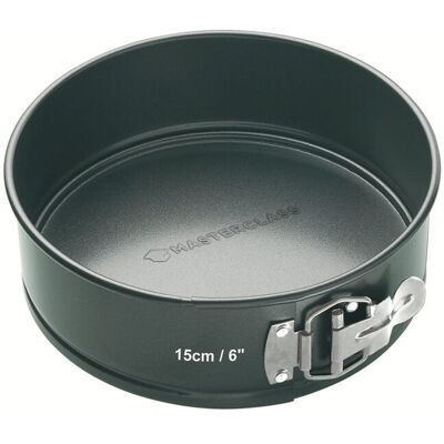 Masterclass Molde redondo antiadherente con base desmontable . (Pequeño) Gris Masterclass Molde redondo antiadherente con base desmontable . (Pequeño) Gris