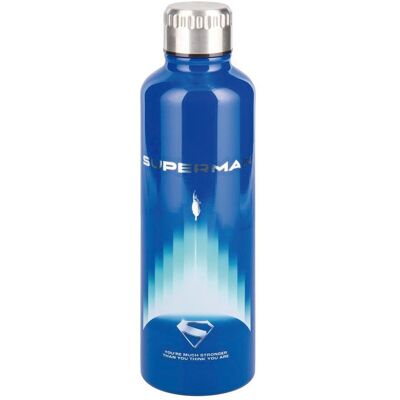 PALADONE Botella metálica Superman 2025 DC Comics. Negro PALADONE Botella metálica Superman 2025 DC Comics. Negro
