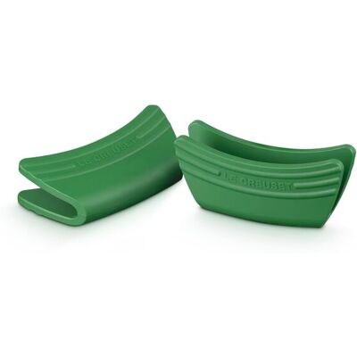 Le Creuset Set de 2 agarradores de silicona . Verde Le Creuset Set de 2 agarradores de silicona . Verde