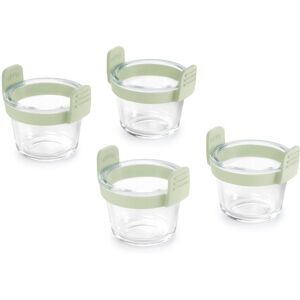 Lékué Set de 4 mini vasos de vidrio Air Fryer . Transparente Lékué Set de 4 mini vasos de vidrio Air Fryer . Transparente