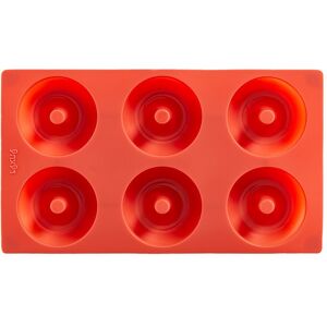 Lékué Molde de donuts 6 cavidades Trad . Rojo Lékué Molde de donuts 6 cavidades Trad . Rojo