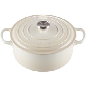 Le Creuset Cazuela Redonda de Hierro Fundido Meringue 28cm - Cazuela de Hierro Le Creuset Cazuela Redonda de Hierro Fundido Meringue 28cm - Cazuela de Hierro