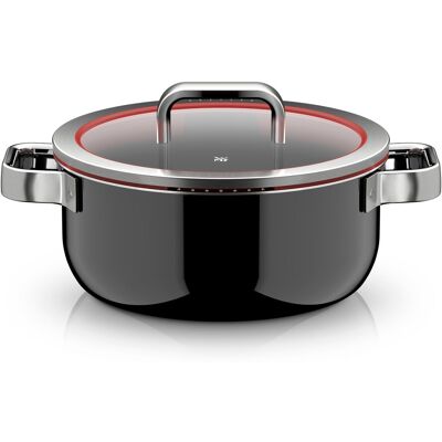 WMF Cacerola baja con tapa Fusiontec Pro . (Cacerola de 24 cm) Negro WMF Cacerola baja con tapa Fusiontec Pro . (Cacerola de 24 cm) Negro