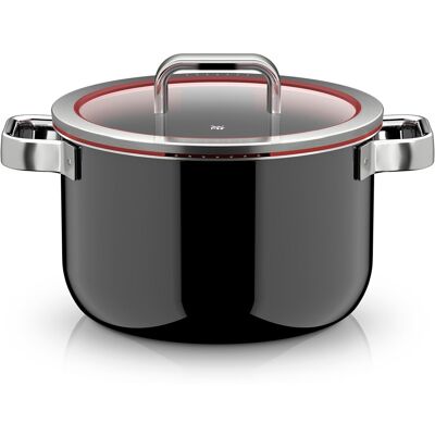 WMF Cacerola alta con tapa Fusiontec Pro . (Cacerola de 24 cm) Negro WMF Cacerola alta con tapa Fusiontec Pro . (Cacerola de 24 cm) Negro