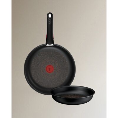 Tefal Set de 2 sartenes + Mango Ingenio Excellence Fusion . Negro Tefal Set de 2 sartenes + Mango Ingenio Excellence Fusion . Negro