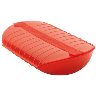 Lékué Estuche de vapor con bandeja 3-4 personas . Rojo Lékué Estuche de vapor con bandeja 3-4 personas . Rojo