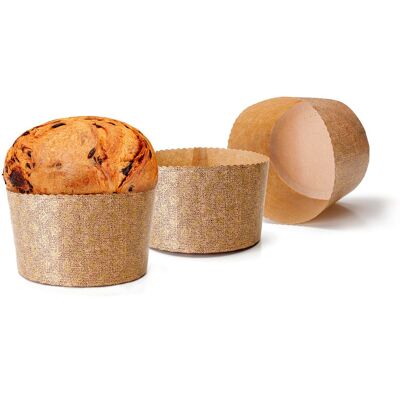 Ibili Molde para panettone desechable Moka . Marrón Ibili Molde para panettone desechable Moka . Marrón