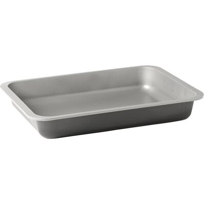 Plato para hornear de metal de El Corte Inglés - Gris - Mediano - Bandeja de hornear Plato para hornear de metal de El Corte Inglés - Gris - Mediano - Bandeja de hornear
