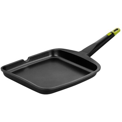 Bra Plancha aluminio fundido Foodie . (22 cm) Negro Bra Plancha aluminio fundido Foodie . (22 cm) Negro