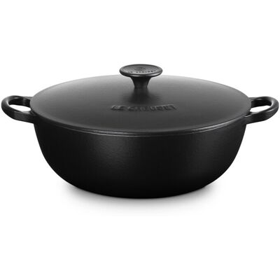 Le Creuset Marmita para sopa de hierro fundido . (Cacerola de 26 cm) Negro mate Le Creuset Marmita para sopa de hierro fundido . (Cacerola de 26 cm) Negro mate