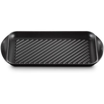Le Creuset Parrilla rectangular de hierro fundido . (Grill de 40 cm) Negro Le Creuset Parrilla rectangular de hierro fundido . (Grill de 40 cm) Negro