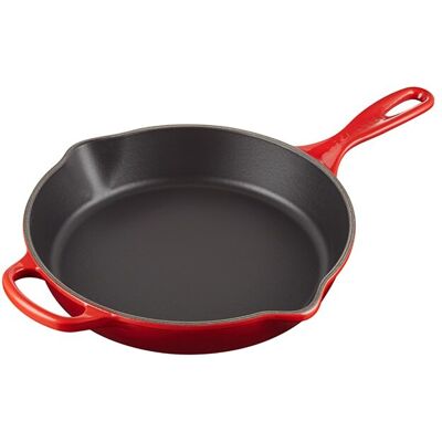 Le Creuset Sartén Skillet alta de hierro fundido . (Sartén de 34 cm) Cereza Le Creuset Sartén Skillet alta de hierro fundido . (Sartén de 34 cm) Cereza