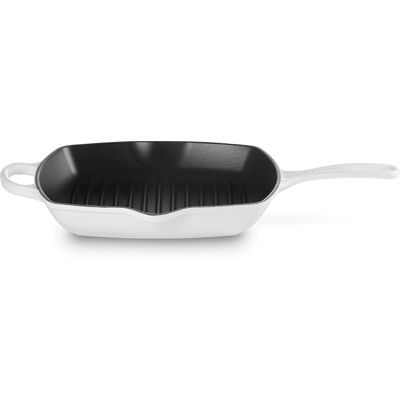 Le Creuset Sartén Skillet cuadrada de hierro fundido . (Sartén de 26 cm) Blanco Le Creuset Sartén Skillet cuadrada de hierro fundido . (Sartén de 26 cm) Blanco