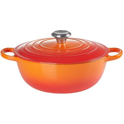 Le Creuset Marmita de hierro fundido . (22 cm) Naranja Le Creuset Marmita de hierro fundido . (22 cm) Naranja