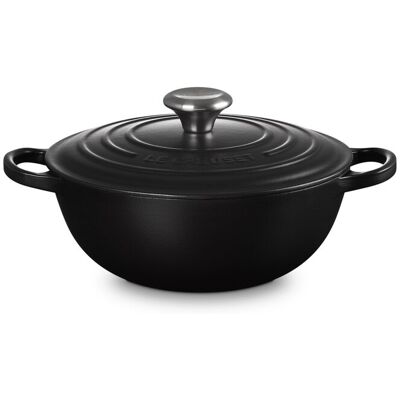 Le Creuset Marmita de hierro fundido . (Cacerola de 24 cm) Negro mate Le Creuset Marmita de hierro fundido . (Cacerola de 24 cm) Negro mate