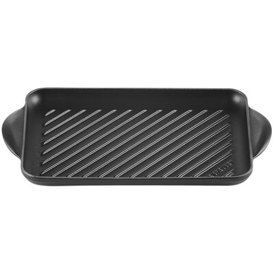 Le Creuset Parrilla rectangular de hierro fundido . (Grill de 32 cm) Negro mate Le Creuset Parrilla rectangular de hierro fundido . (Grill de 32 cm) Negro mate