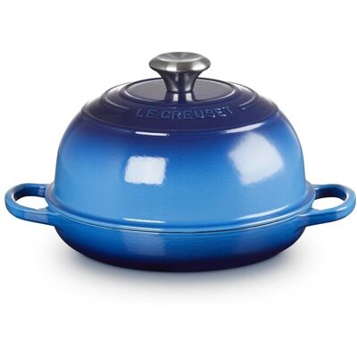 Le Creuset Cocotte para pan de hierro fundido . Azulón Le Creuset Cocotte para pan de hierro fundido . Azulón