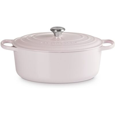 Le Creuset Cocotte oval de hierro fundido . (33 cm) Rosa Le Creuset Cocotte oval de hierro fundido . (33 cm) Rosa