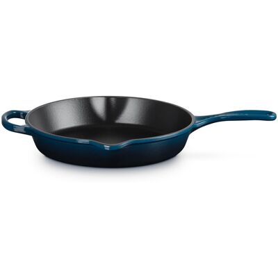 Le Creuset Sartén Skillet alta de hierro fundido . (Sartén de 26 cm) Azul oscuro Le Creuset Sartén Skillet alta de hierro fundido . (Sartén de 26 cm) Azul oscuro