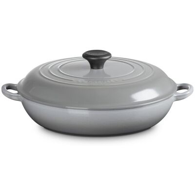 Le Creuset Cacerola baja de hierro fundido . (Cacerola de 30 cm) Gris claro Le Creuset Cacerola baja de hierro fundido . (Cacerola de 30 cm) Gris claro