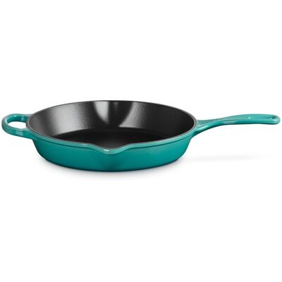 Le Creuset Sartén Skillet alta de hierro fundido . (Sartén de 26 cm) Azul Pacífico Le Creuset Sartén Skillet alta de hierro fundido . (Sartén de 26 cm) Azul Pacífico