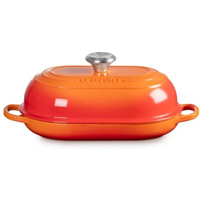 Le Creuset Cocotte oval para pan de hierro fundido . (29 cm) Volcánico Le Creuset Cocotte oval para pan de hierro fundido . (29 cm) Volcánico