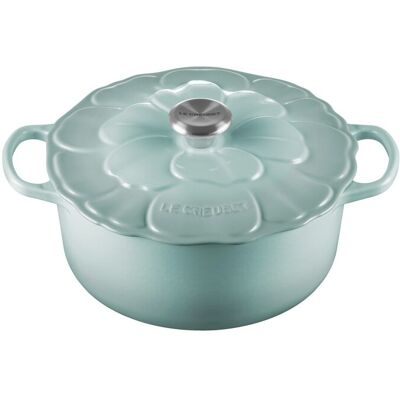 Le Creuset Cocotte Pétalo de hierro fundido . (26 cm) Verde claro Le Creuset Cocotte Pétalo de hierro fundido . (26 cm) Verde claro