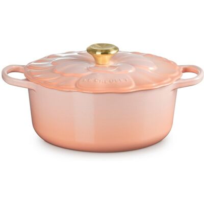 Le Creuset Cocotte Pétalo de hierro fundido . (26 cm) Albaricoque Le Creuset Cocotte Pétalo de hierro fundido . (26 cm) Albaricoque
