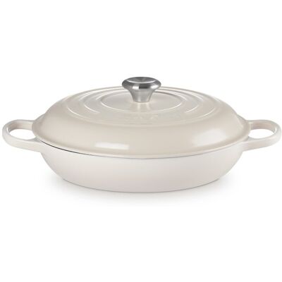 Le Creuset Cacerola baja de hierro fundido . (Cacerola de 28 cm) Merengue Le Creuset Cacerola baja de hierro fundido . (Cacerola de 28 cm) Merengue