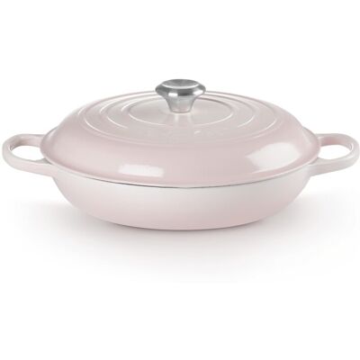 Le Creuset Cacerola baja de hierro fundido . (Cacerola de 28 cm) Rosa palo Le Creuset Cacerola baja de hierro fundido . (Cacerola de 28 cm) Rosa palo