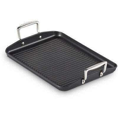 Le Creuset Parrilla grill rectangular de Aluminio Antiadherente con asas . (35 cm) Negro Le Creuset Parrilla grill rectangular de Aluminio Antiadherente con asas . (35 cm) Negro