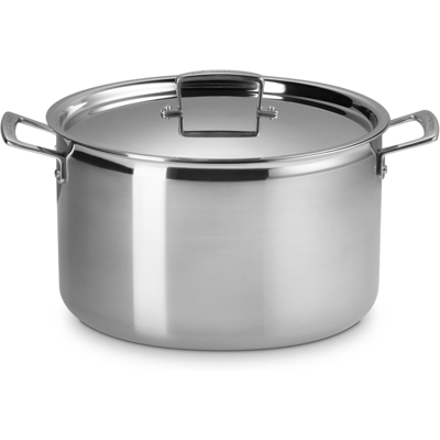 Le Creuset Olla 3-Ply con tapa . Gris Le Creuset Olla 3-Ply con tapa . Gris