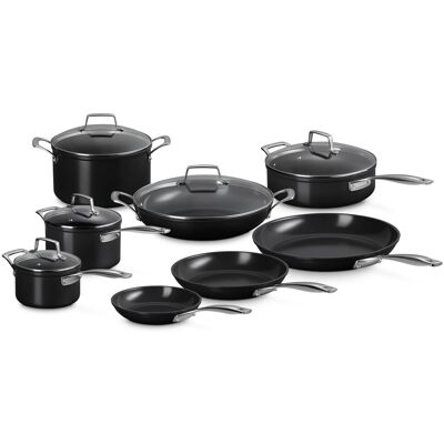 Le Creuset Set de 8 piezas antiadherentes Cerámico . Negro Le Creuset Set de 8 piezas antiadherentes Cerámico . Negro