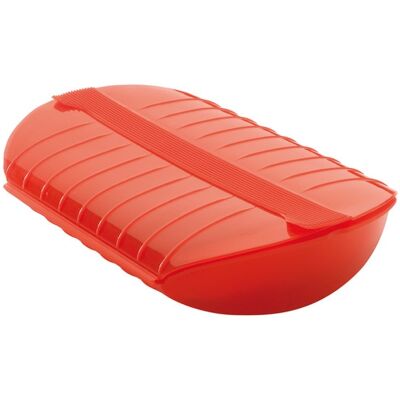 Lékué Estuche de vapor con bandeja 3-4 personas . Rojo Lékué Estuche de vapor con bandeja 3-4 personas . Rojo