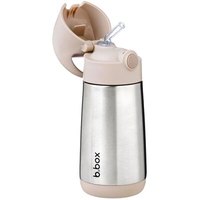 B.BOX Botella isotérmica con pajita 350ml. (19.5 X 7 X 8 Cm) Beige Sierra niño B.BOX Botella isotérmica con pajita 350ml. (19.5 X 7 X 8 Cm) Beige Sierra niño