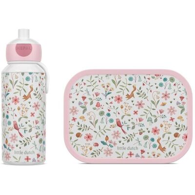 LITTLE DUTCH Pack regalo almuerzo campus botella + lunch. (19.5 X 45.5 X 21 Cm) Rosa claro niño LITTLE DUTCH Pack regalo almuerzo campus botella + lunch. (19.5 X 45.5 X 21 Cm) Rosa claro niño