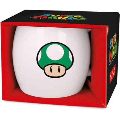 Stor Taza Seta Verde Super Mario . Blanco Stor Taza Seta Verde Super Mario . Blanco