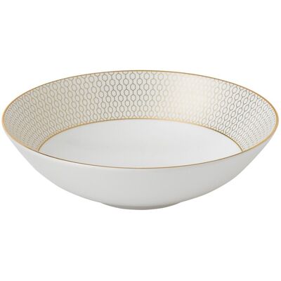 Tazón de sopa/cereal de hueso de porcelana Gio Gold de Wedgwood - 21cm - Blanco/Oro Tazón de sopa/cereal de hueso de porcelana Gio Gold de Wedgwood - 21cm - Blanco/Oro