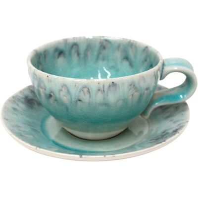 Costa Nova - Madeira Mixte - Azul - 0.25 L - Taza y platillo Costa Nova - Madeira Mixte - Azul - 0.25 L - Taza y platillo