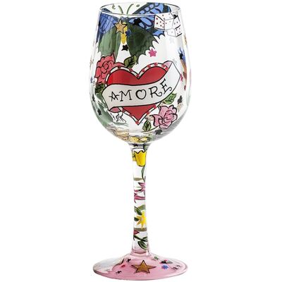 Lolita Copa de vino Tattoo Amore . Multicolor Lolita Copa de vino Tattoo Amore . Multicolor