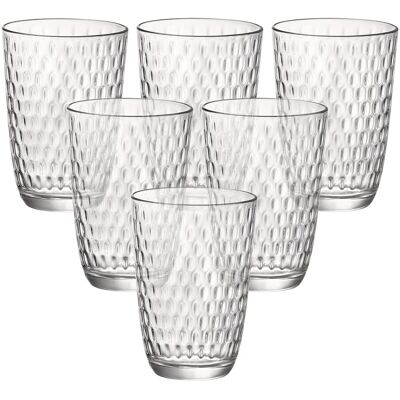 El Corte Inglés Juego de 6 vasos de refresco Florencia . Cristal El Corte Inglés Juego de 6 vasos de refresco Florencia . Cristal