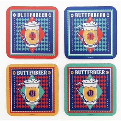 CYP Posavasos set-4 Harry Potter Butterbeer. Multicolor CYP Posavasos set-4 Harry Potter Butterbeer. Multicolor
