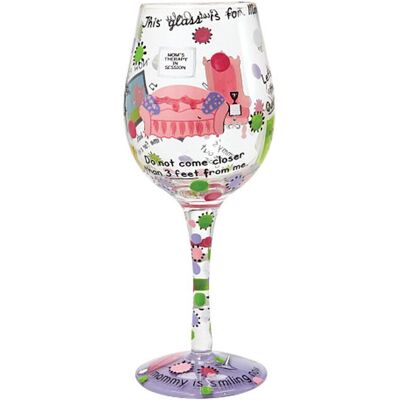 Lolita Copa de vino Mummy's Time Out . Rosa Lolita Copa de vino Mummy's Time Out . Rosa