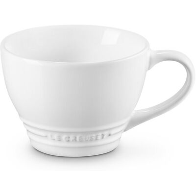 Le Creuset Taza Grande de Loza Blanca - Taza Le Creuset Taza Grande de Loza Blanca - Taza