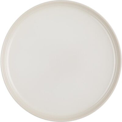 Plato de cena de grescerámica Le Creuset Meringue 27cm - Duradero, Resistente al calor Plato de cena de grescerámica Le Creuset Meringue 27cm - Duradero, Resistente al calor