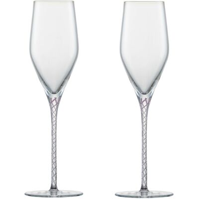 Zwiesel Glas Juego de 2 copas de champán pie Rosè Spirit . Cristal Zwiesel Glas Juego de 2 copas de champán pie Rosè Spirit . Cristal