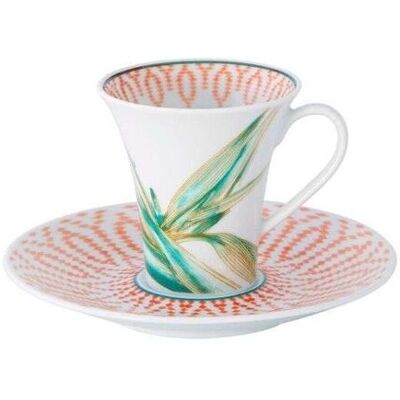 Vista Alegre Taza de café con plato Fiji . Multicolor Vista Alegre Taza de café con plato Fiji . Multicolor
