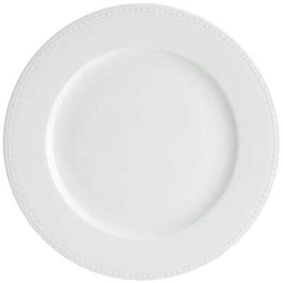 Vista Alegre Plato llano Perla . Blanco Vista Alegre Plato llano Perla . Blanco