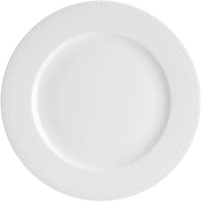 Vista Alegre Plato de postre Perla . Blanco Vista Alegre Plato de postre Perla . Blanco