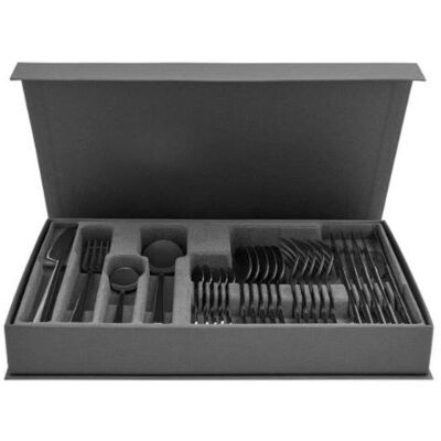 Vista Alegre Cuberteria de 24 piezas con estuche Velvet . Plata Vista Alegre Cuberteria de 24 piezas con estuche Velvet . Plata